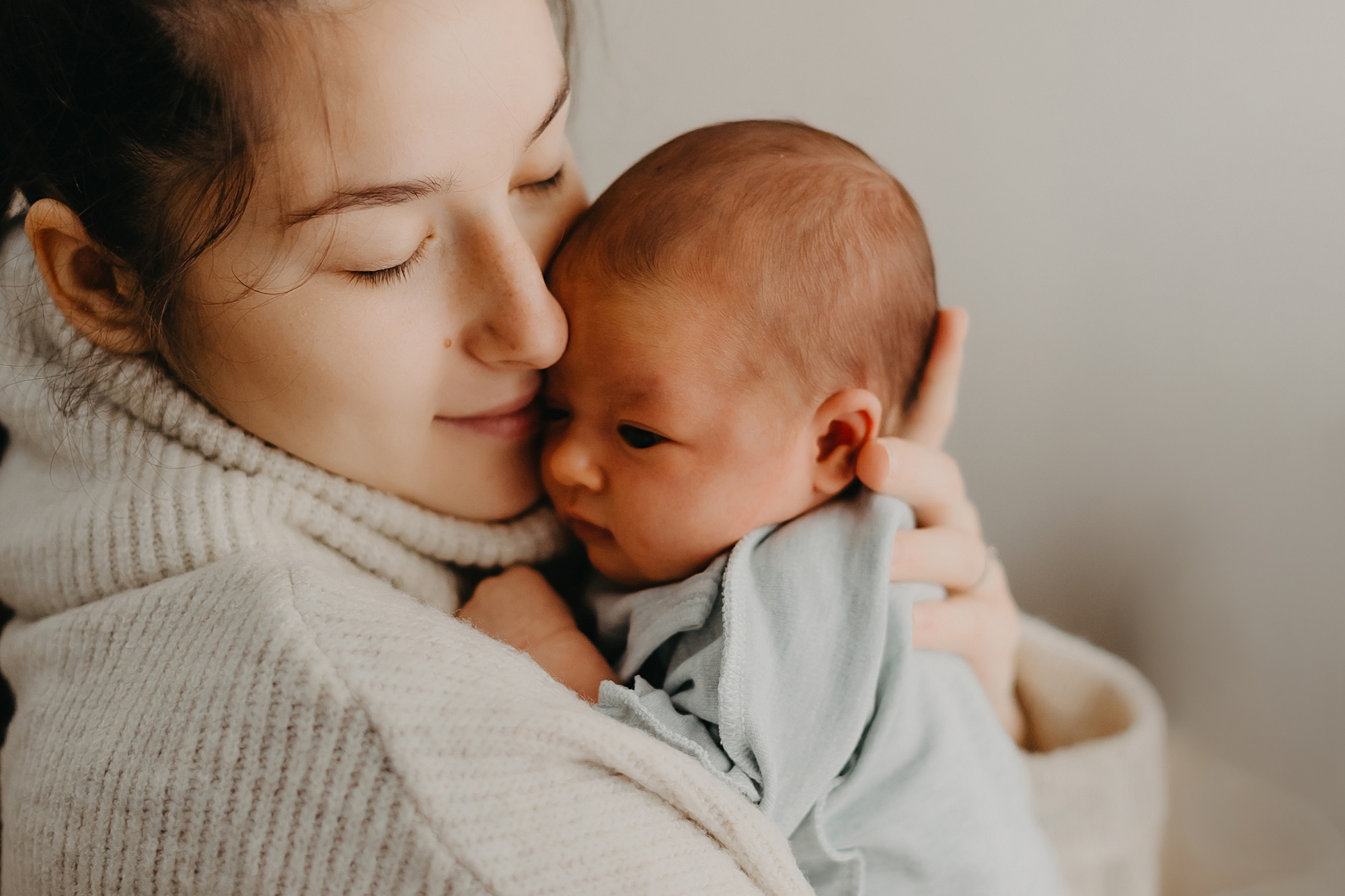 Mother with infant